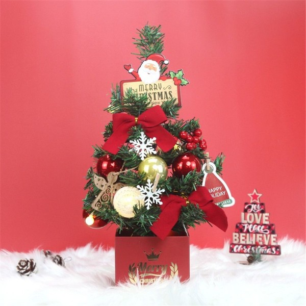 45cm LED Julgran Set Mini Bord Xmas Tree