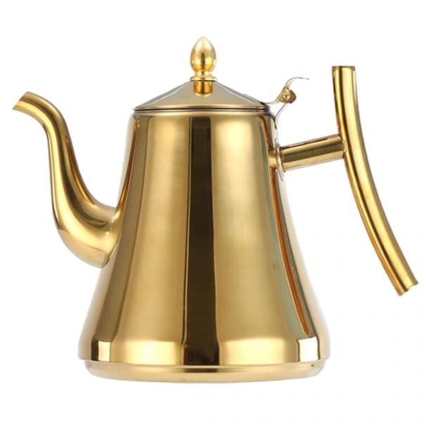 Kaffetrakter hell over kaffedryppebrett i rustfritt stål med infusjonsanordning