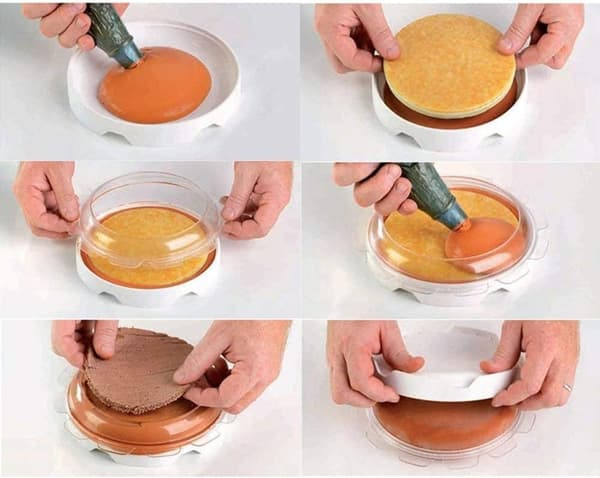 Silikon Rund Kakeform for Mousse, Chiffon, Godteri, Gele, Is