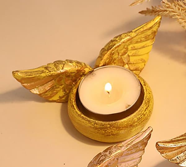 Vinge Ljusstake Juldekoration Ornament