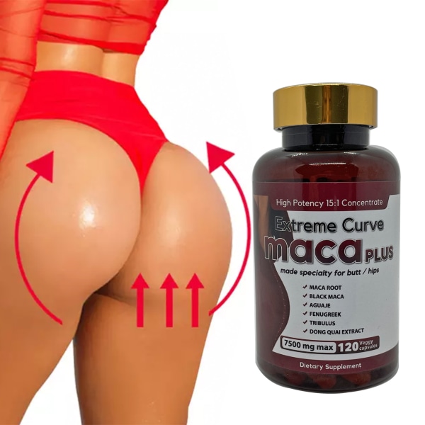 Maca Capsules Ultimate Maca Buttock Butt Enhancement Pills 120 Capsules-M