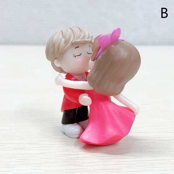 Nye Sweety Lovers Par Ornament Mini Par Figurer Til Fe