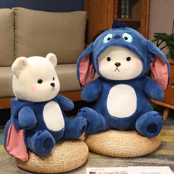Förvandla till Stitch Doll Bear Doll Bear Doll 40cm