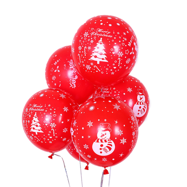 Julballonger Latexballonger för julfödelsedag baby