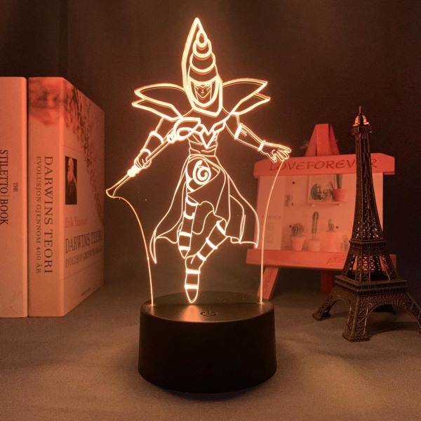 Led ljus Anime Yu Gi Oh Dark Magician för barn sovrum Deco