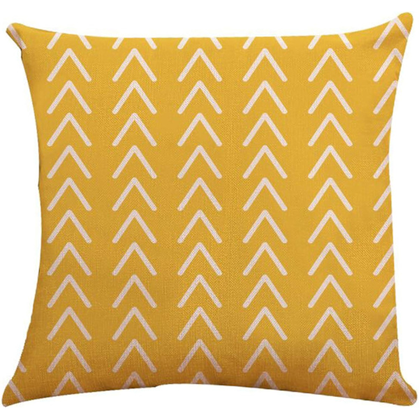 Kuddfodral 18x18 set om 4, modernt cover med soffa, dec