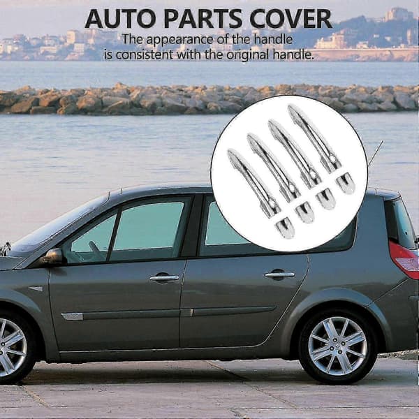 Renault Scenic 2 II 2003 2004 2005 2006 2007 2008 2009 krominen ovenkahvan suojus A