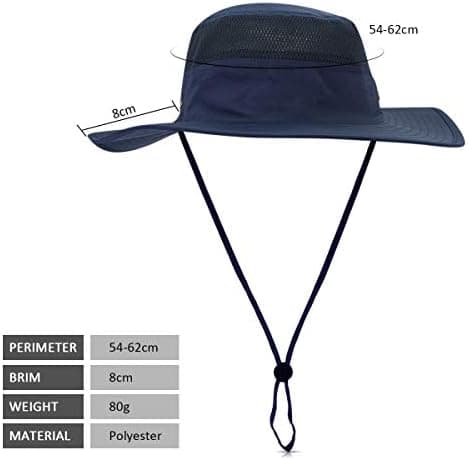 Unisex Foldbar Solhat UPF 51+ Anti-UV Ferie Bjergbestigning