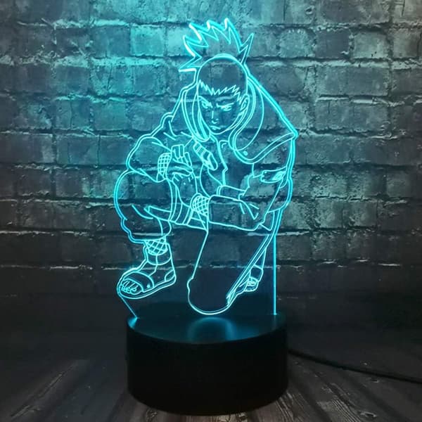 Naruto Kakashi Uchiha Sasuke 3D Illusion Night Light Lamp Sm