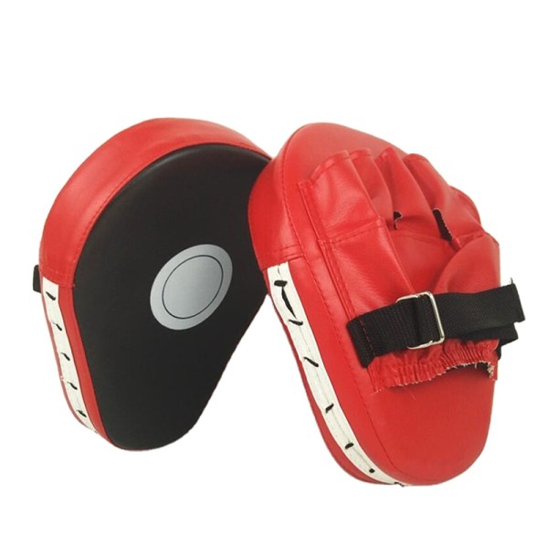 Kick Boxing Mitt Focus Handskar Pad Training Punch Target PU Leat 2 pcs