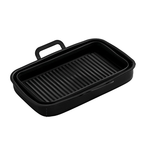 Friturebakke Bage Bagetilbehør Vaskbar DIY Prop Kage Black