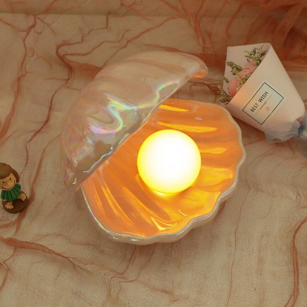 Seashell Pearl Light Accent Lamp Night Light Pearl In