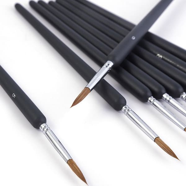 3st/ Set Nail Art Pensel Målning Pen Ritning