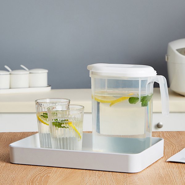 1 Styk 1800 ml Koldtvandskande Juicekander Transparent Juicekander Miljø-PP Koldtvandskande med stor kapacitet