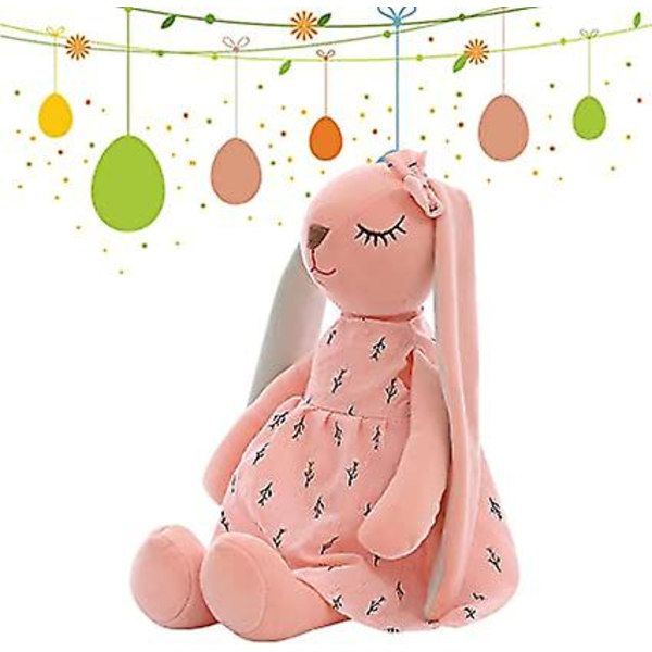 Kanin plysch fylld docka - påsk plysch kanin plysch leksak pink