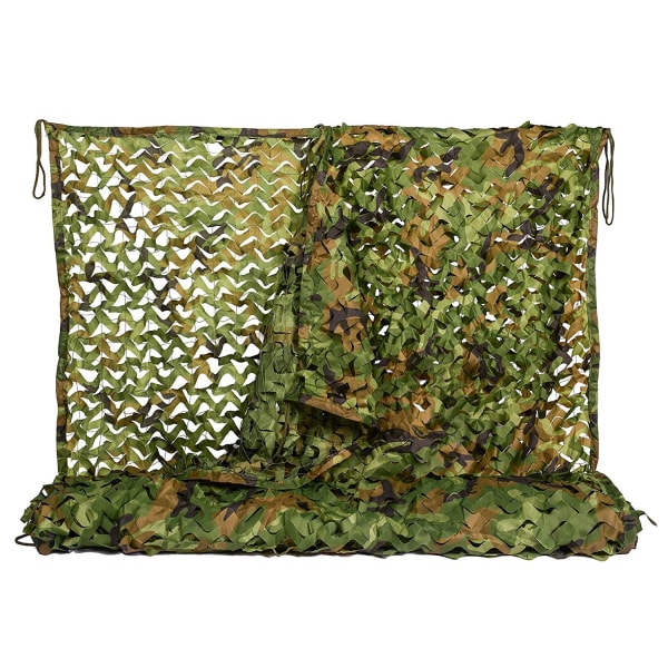 Woodland Camo Netting Camouflage Net för campingjakt 4*5m