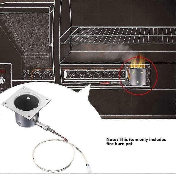 Grilludskiftningsdele i rustfrit stål til Traeger og de fleste Pit Boss pillegrillbrændere