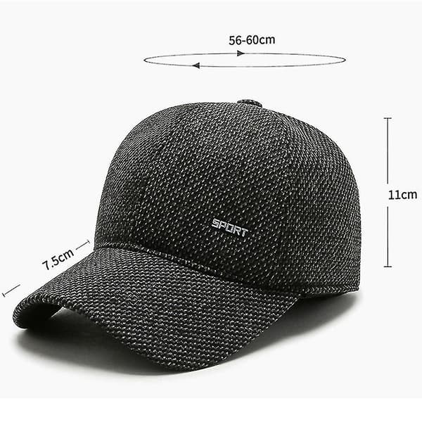Vinterhattar av hög kvalitet för kvinnor Män Grå Khaki Cap med öronlapp Håll dig varm Tjock Cap