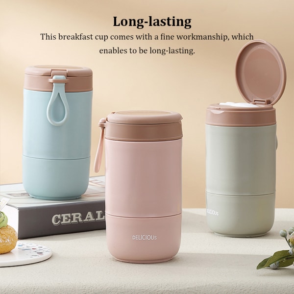 Frokostkopp Kaffe Krus Melkekanne Holder varm lenge Light Green