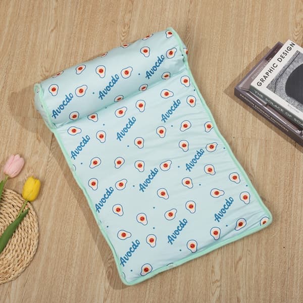 Pet Cool Ice Silk Nest Mat Pet Cooling Mat LIGHT GREEN S