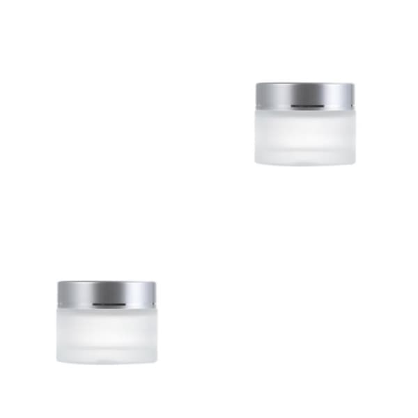 2/3/5 Multipurpose Matt Cosmetic Face Jar - Hållbar och silvery 30g,1 2PCS