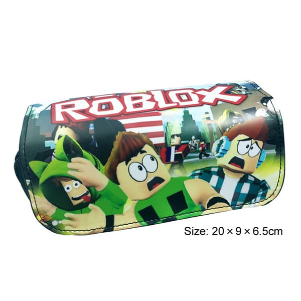 ROBLOX Tecknade case för barn Skola med stor kapacitet D