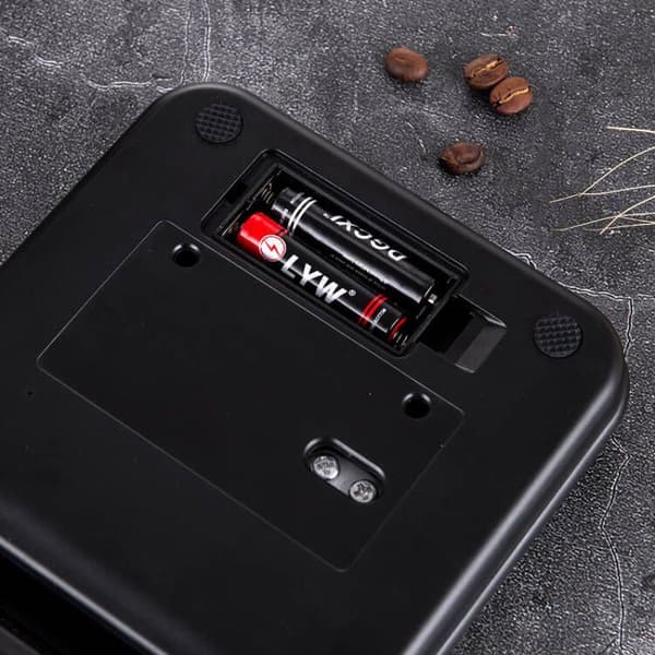 Vekt, elektronisk vekt, 0,1/3000g kjøkkenvekt med timer for kaffe