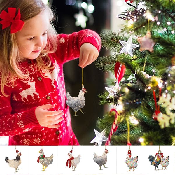 Juletræsophæng Light-Up Kylling E E