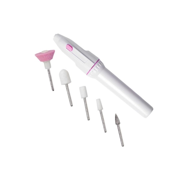 1/2/3 1x Portabel Elektrisk Nagelborrmaskin Set Polering för 1Set