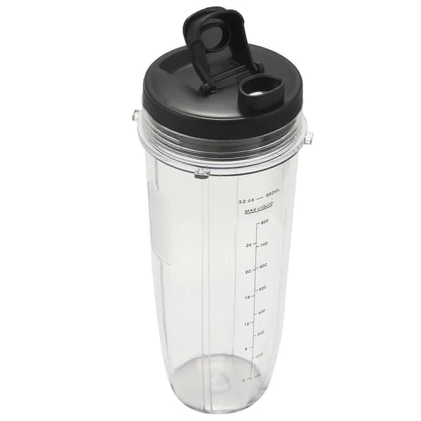 Juicer Tilbehør 32OZ Kopp og Tutlokk for BL480 / BL490 / BL640 / BL680 Auto IQ Series Juicer