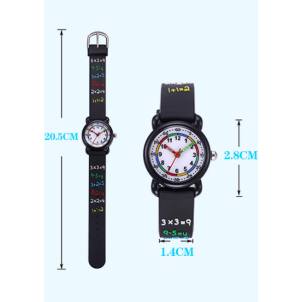 Vanntett barneklokke Quartz urverk