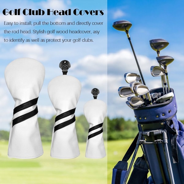 Golf Club Head Covers Golf Wood Cover FAIWAY COVER FAIWAY COVER