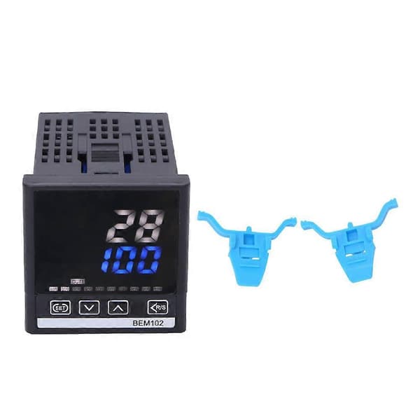 BERM BEM102 K1220 LED Digitalrør Display Termostat Temperaturregulator 180-240VAC( )