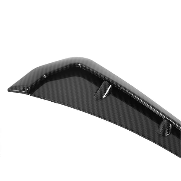 1 par ABS karbonfiber mønster bil universell side skjerm ventilasjonsvinge deksel trim