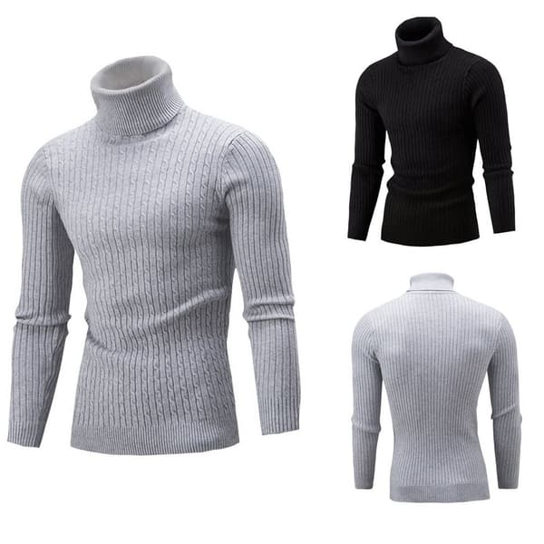 Damtröja, stickad tröja SVART Black 2XL