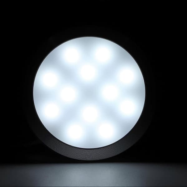 6 stk. innvendige LED-spotter 12V fjernkontrollamper for T4 T5 bobiler campingvogner