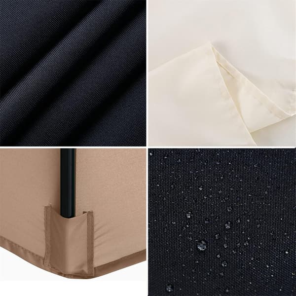 Parasolldeksel - 6 Ribber - 2 M - Vanntett - Anti-UV
