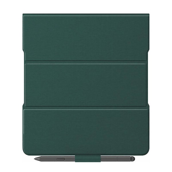 För Amazon Kindle Scribe Magnetic E- case Pu Läderställ Cover Green