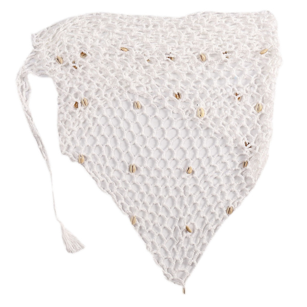 Dambaddräkt Sarong-omlottkjol Beach Cover Up Baddräkt Bikini Cover-Ups Badkläder White
