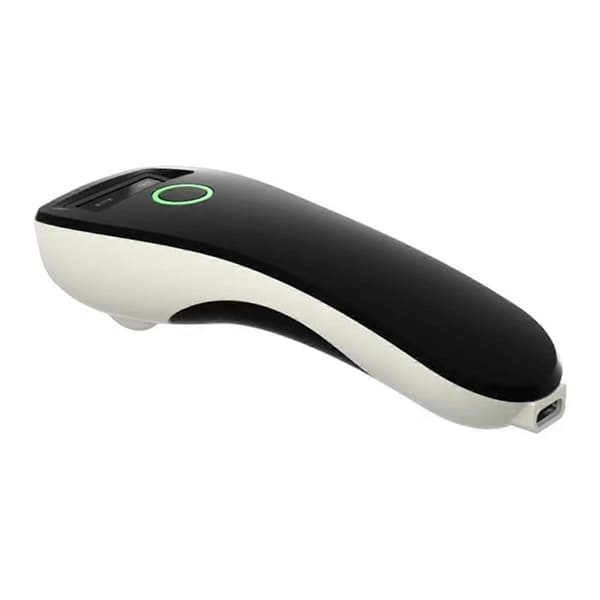 Viivakoodinlukija HBA-W6 Langaton 1D/2D CMOS-lukija USB Bluetooth Mini Tasku QR-lukija IOS Android Windows (Valkoinen)