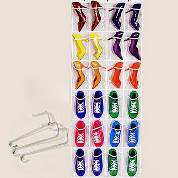 Hängande Organizer Rack Pouch Rack Skoförvaring