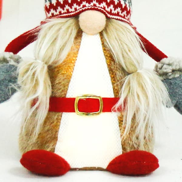 Jul Plysch Dvärg Svensk Tomte Söt Härlig dockprydnad Populära presenter till vänner Familjer multicolor cap