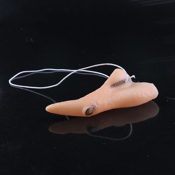 Halloween dekoration Halloween heksenæse Halloween kostume rekvisit Hekse falsk næse Cosplay Latex Halloween dekorationer til hjemmet 1.3cm Fangs