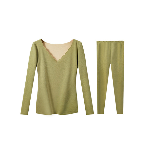 Thermal Set Hudvänliga långärmade underkläder Green