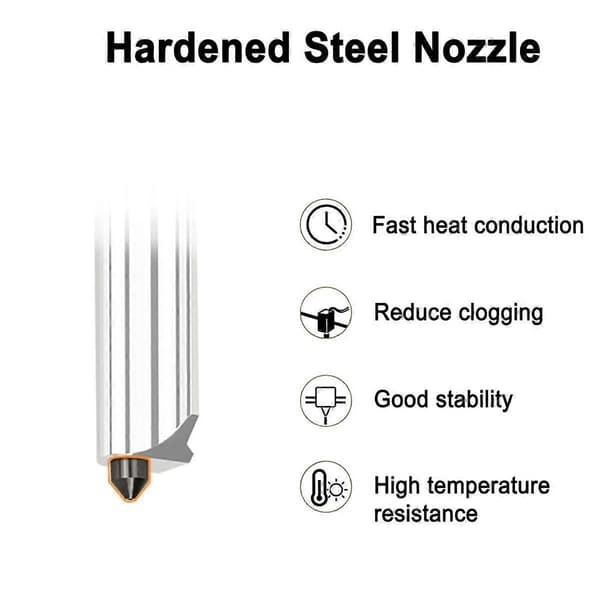 Hotend-sett for A1 Mini, reservedeler til 3D-skriver, erstatningsprint for A1 Mini 3D-skriver 0,2 mm
