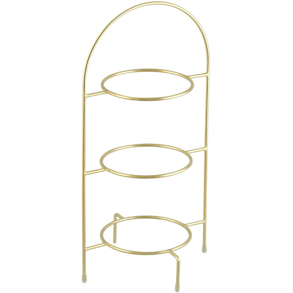 Tallerkenstativ/trippelstativ S Cult Design gold