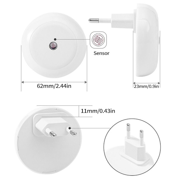 Energibesparende sokkellampe Smart Lights AMBER LIGHT EU EU