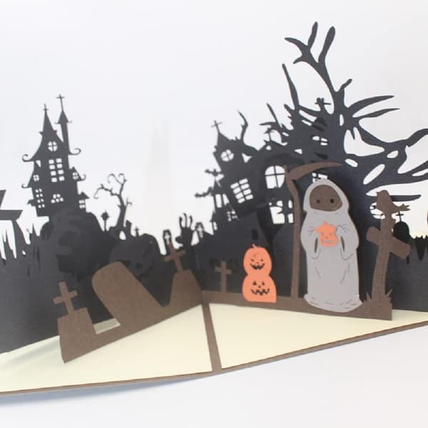 Utsökta handgjorda Halloween-kort