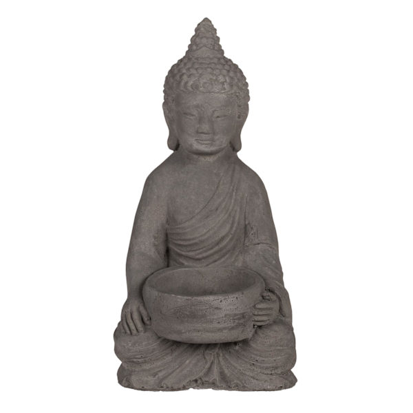 Lysholder Buddha - For telys gray
