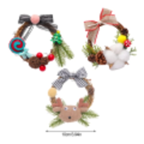 Xmas Ribbon Julgransprydnader Cane glitterremsor Party Elk